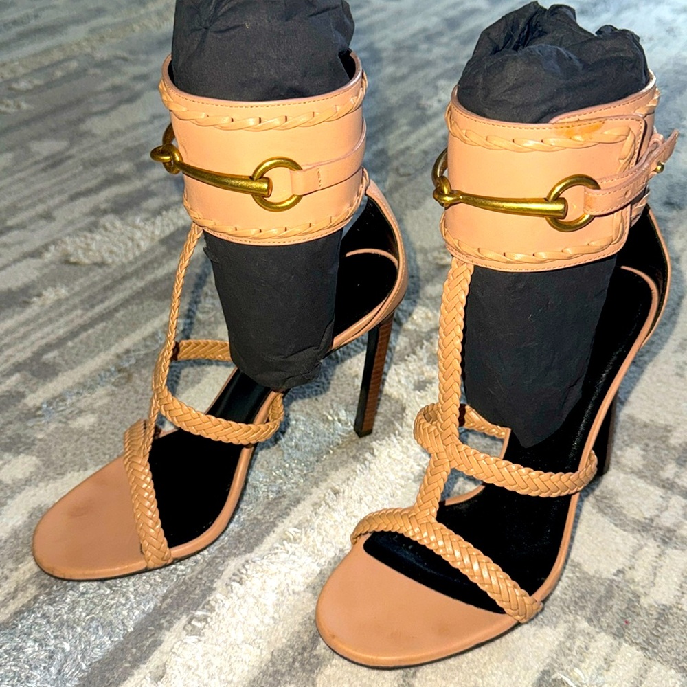 Gucci Ursula Braided Heels